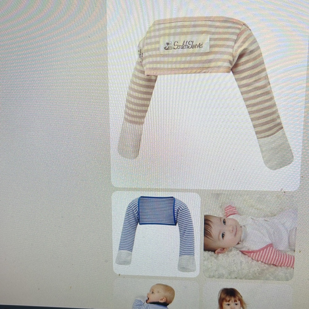 ScratchSleeves Striped Scratch Mitts